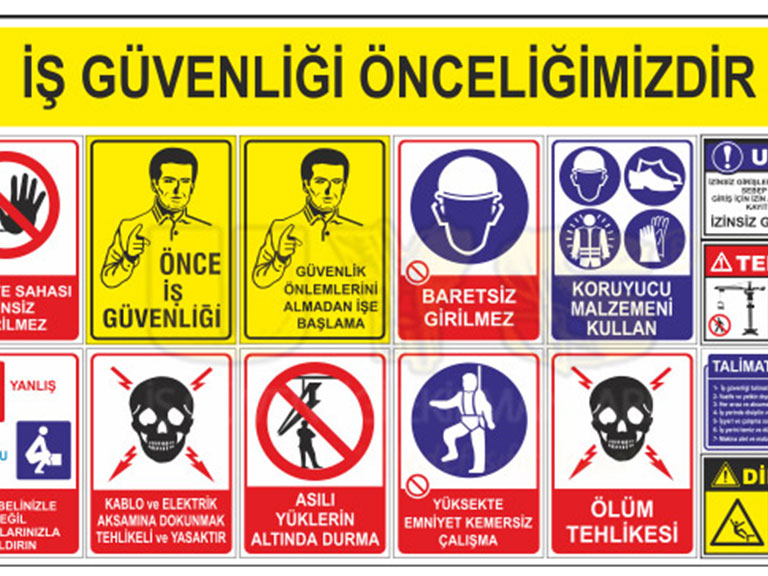 Uyarı ve İkaz Etiketleri, Ankara Metal Etiket, Ankara Uyarı ve İkaz Levhaları, Uyarı İkaz Levha Renkleri, İş Sağlığı ve Güvenliği Uyarı ve İkaz Levhaları, İş Güvenliği Levhaları, Uyarı Levhası Fiyatları